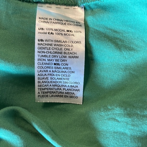 Beautiful green tiered Chico’s dress - Picture 5 of 6